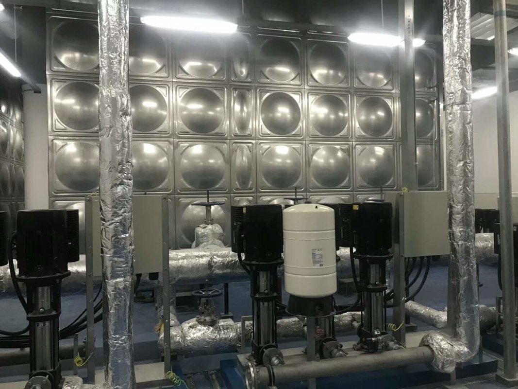 Hot Pressed SUS304 Stainless Steel Panel Tanks 500 Litre for Drinking Water Storage