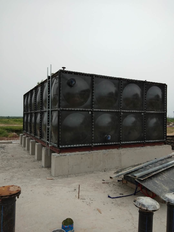 Industrial Q235 Steel Panel Stainless Steel Water Tank For Wastewater Storage 4000 Liter